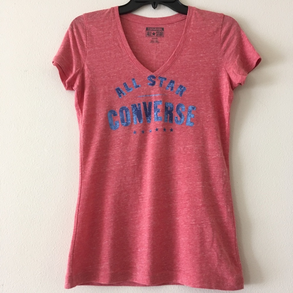 Converse All Star T Shirt Coral